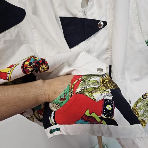 VTG Mulberry Street Nautical Full Zip Hooded Jacket.See Measurment/About L/XL - Picture 5 of 16